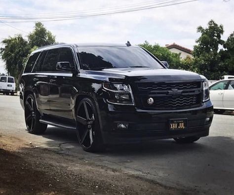 2023 Chevy Tahoe, Tahoe Custom, 2022 Tahoe, Tahoe Suv, Blacked Out Suv, Black Suv, Tahoe Chevy, Blacked Out Tahoe, Black Chevy Tahoe