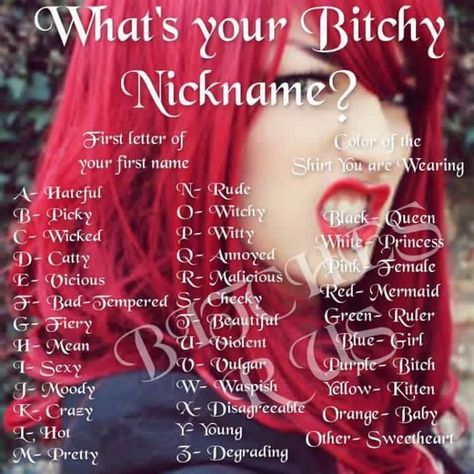 Mine was pretty female, so I don’t really understand how that’s a “bitchy name”, but okay I guess Queen Names Ideas, Queen Names, Funny Name Generator, What Is My Name, Birthday Scenario Game, Stark Tower, Scenario Game, Birthday Scenario, Mermaid Names