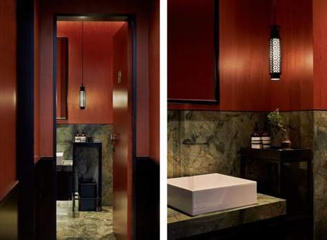 Hotel Powder Room, Asian Inspired Bathroom, Common Bathroom, Service Apartment, Rest Room, Vip Room, China Town, Toilet Design, Toilet Bathroom