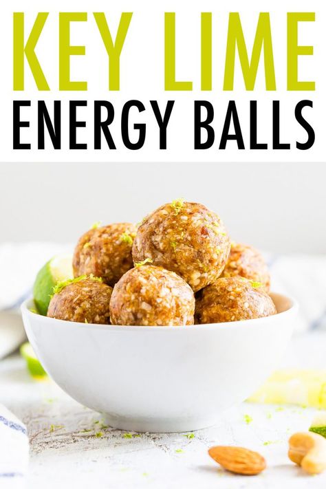 Key Lime Energy Balls, Lime Energy Balls, Energy Balls No Bake, Healthy Key Lime, Daniel Fast Meal Plan, No Bake Energy, No Bake Energy Bites, Energy Ball Recipe, Energy Snacks