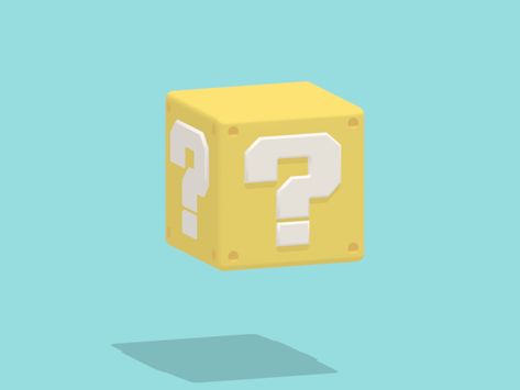 Mario mistery block - Super Mario Bros - Nintendo Question Mark Gif, Mario Gif, Product Gif, Question Gif, Gif Game, Game Gif, Question Marks, Building Activities, Research Skills