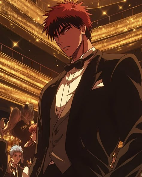 Anime Characters In Suits, Characters In Suits, Anime Suit, Kagami Kuroko, Suits Formal, Anime Wedding, Kagami Taiga, Manga Story, Award Show