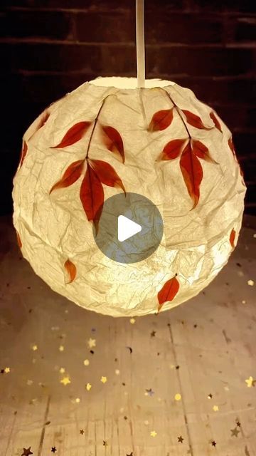 Paper Lanterns Diy, Diy Lanterns, Instagram Tutorial, Paper Lantern, Creative Lighting, Paper Lanterns, Handmade Decorations, Diy Paper, Fall Vibes