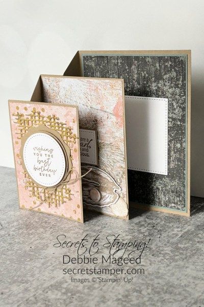 Su Fancy Fold Cards, Stampinup Season Of Chic Cards, Something Fancy Stampin Up Cards, Tri Fold Cards Template, Fancy Folds Cards Tutorials, Stampin Up Season Of Chic Cards, Stampinup Cards Newest 2023, Stampin Up Season Of Chic Bundle, Su Cards 2023