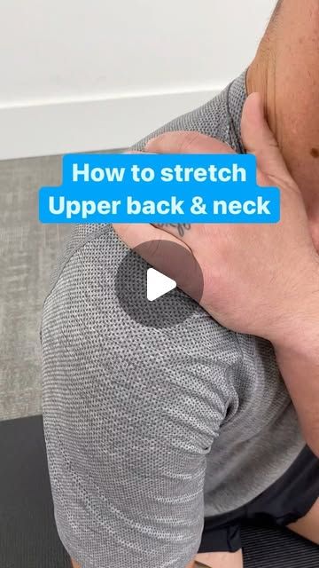 WeShape on Instagram: "How to Stretch Your Upper Back & Neck
Try this movement out when you feel tightness in your upper back or neck! This will help open up your chest and relieve that pinching feeling. #relievetightupperback #relieveneck #upperbackstretches #beginner #beginnerstretches #fitnesstips" Stretching Upper Back, Upper Back Stretches For Tightness, Upper Back Mobility Exercise, How To Stretch Your Back, Beginner Stretches, Upper Back Stretches, Back Exercise, Chest Muscles, Mobility Exercises