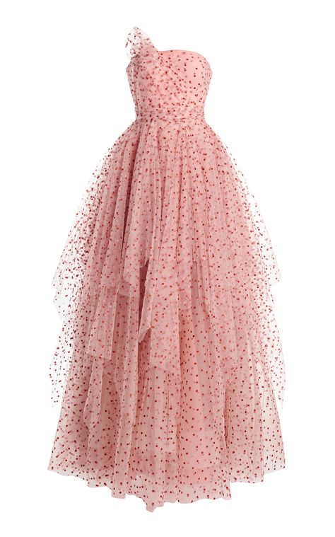 Jenny Packham Polka-Dot Ruffled Tulle Dress Ruffle Tulle Dress, Tulle Gown, Jenny Packham, Dreamy Dress, Moda Vintage, Mode Vintage, Mode Inspiration, Looks Vintage, Ball Dresses