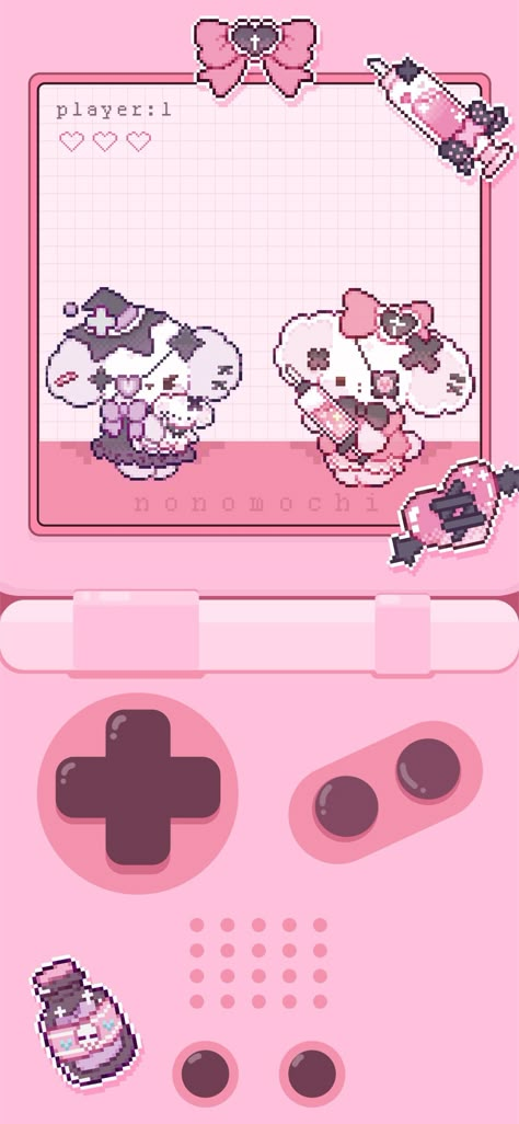 Pink Gameboy Wallpaper, Pink Lock Screen Wallpaper, Vintage Flowers Wallpaper, Iphone Wallpaper Sky, Sailor Moon Wallpaper, Sanrio Wallpaper, Be Positive, Cute Simple Wallpapers, Lockscreen Wallpaper