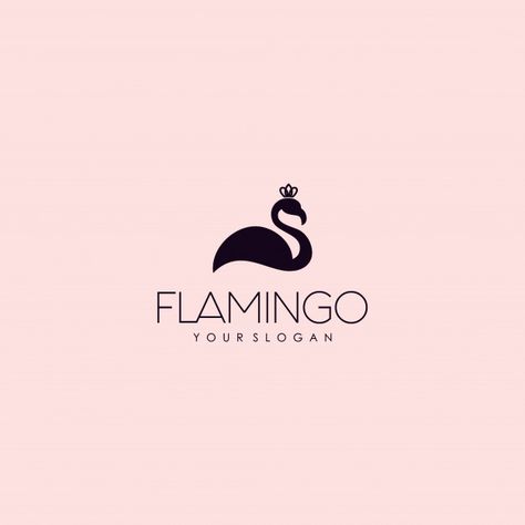 Flamingo Logo Design, Flamingo Bingo, Logo Design Nature, Bird Logo Design Inspiration, Cycle Stickers, Summer Sale Poster, Flamingo Logo, Horse Stencil, Flamingo Graphic