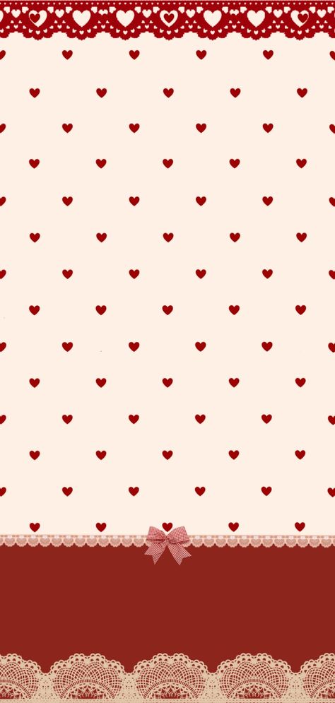 Red Aesthetic Vintage Background, Cherry Phone Background, Red And White Coquette Wallpaper, Love Core Wallpaper Red, Red And White Wallpaper Y2k, Cute Wallpapers Hearts, Red Coquette Background, Wallpaper Pairs For Lock And Home Screen, Red Home Screen Aesthetic