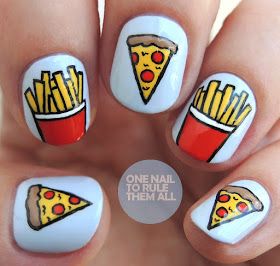 Food Nail Art, Food Nails, Kutek Disney, Nail Quotes, Fake Nails Designs, Blue Peter, Nail Drawing, Nail Room, Cute Nail Art Designs