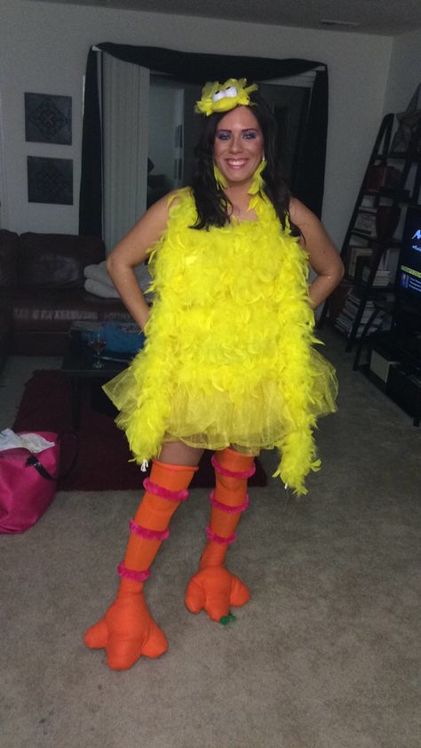 Big Bird Costume Tweety Bird Halloween Costume, Tweety Bird Costume, Big Bird Costume, Elmo Birthday Party Boy, Elmo Birthday Party, Bird Costume, Party Boy, Book Week Costume, Celebrity Halloween Costumes