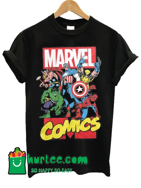 Marvel Comics T shirt Marvel Kids, Marvel Tshirt, Kids Tees, Style Mood Board, My Bday, Fun Clothes, Shirt Art, T Shirt Art, Comic Collection