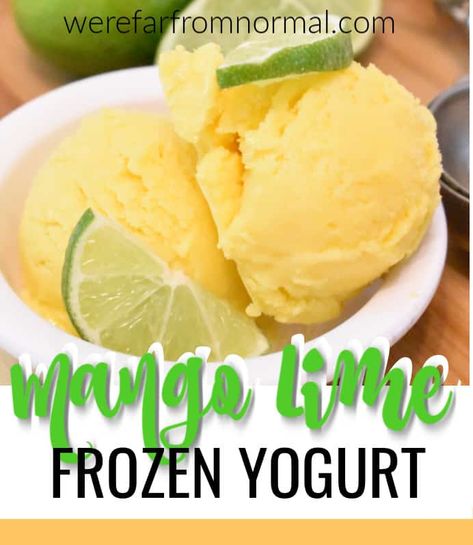 Frozen Yogurt Dessert Recipes, Frozen Yogurt Desserts, Mango Frozen Yogurt, Healthy Summer Treats, Frozen Yogurt Recipes, Yogurt Dessert, Get Rid Of Warts, Cold Treats, Mango Recipes