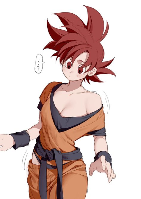 Goku X Goku Black, Female Vegeta, Dragon Ball Female Oc, Female Dragonball Oc, Female Goku X Vegeta, Fem Goku Fanart, Female Super Saiyan, Female Goku, Dragon Ball Z Dragon