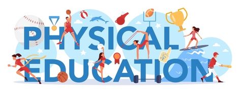 Physical education lesson school class t... | Premium Vector #Freepik #vector #school #kids #children #education Science Cartoons, Physics Lessons, Physical Education Lessons, Physics Classroom, Education Banner, Science Icons, Physical Education Teacher, Health And Physical Education, Science Background