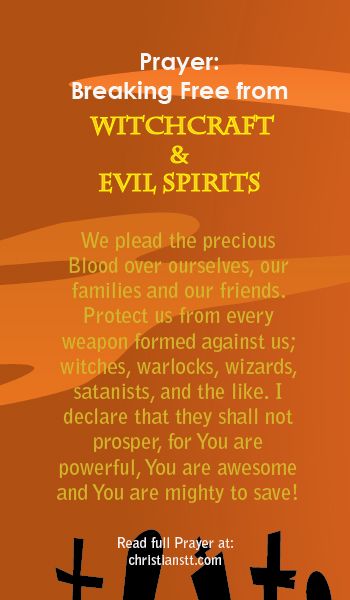 Prayer: Breaking free from Witchcraft and Evil Spirits. A Spiritual Warfare Prayer. Prayer Against Witchcraft, Aura Manifestation, Jezebel Spirit, Manifestation Energy, Warfare Prayers, Deliverance Prayers, Spiritual Warfare Prayers, Prayer Changes Things, Everyday Prayers