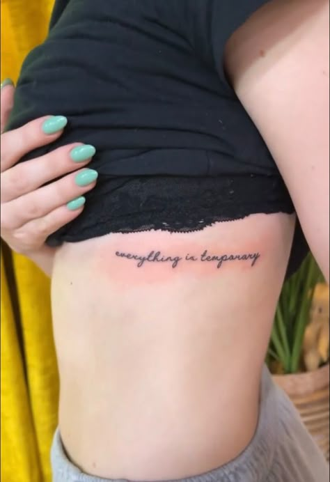 Life Is Temporary Tattoo, Everything’s Temporary Tattoo, Tattoo That Says Temporary, Its Only Temporary Tattoo, This Is Temporary Tattoo, Word Temporary Tattoo, Tattoo Temporary Word, All Of This Is Temporary Tattoo, Within And Without Tattoo