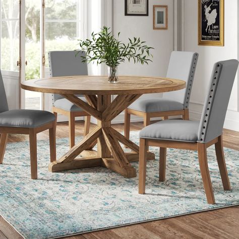 Dining Room Colour Schemes, Classic Dining Table, Dinning Tables, Kelly Clarkson Home, Solid Wood Dining Set, Dining Room Colors, Kitchen Tables, Pedestal Dining Table, Solid Wood Dining Table