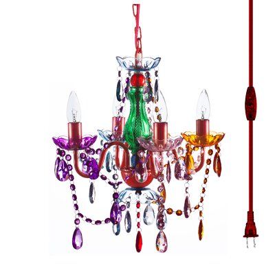 Christmas chandelier decor