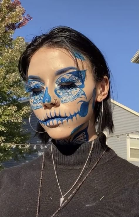 Drag Make-up, Face Art Makeup, Graphic Makeup, Halloween Makeup Inspiration, Swag Makeup, Makijaż Smokey Eye, Eye Makeup Designs, Dope Makeup, Skull Makeup