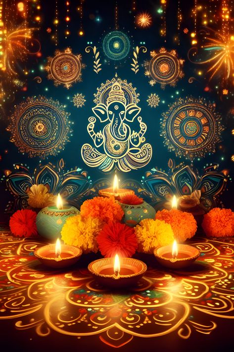 Diwali, the Festival of Lights: Explore the magic and joy of this Indian festival through colorful images and inspiration! #Diwali_Festival #DiwaliWallpaper #Diwali_Background #FestivalOfLights #Diwali_Celebration #Indian_Traditions #DiwaliDecor #DiwaliInspiration #DiwaliLights #Holiday #DiwaliRangoli #DiwaliPoster Diwali Deepak Images, Divali Ideas Rangoli, Diwali Images Festivals, Deepavali Background, Deepavali Decorations, Diya Photos, Diwali Pics, Diwali New Year, Dev Diwali