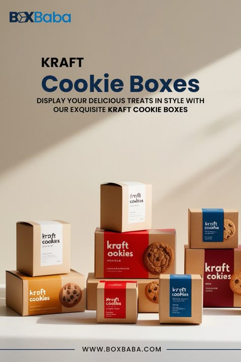 Looking for packaging that’s as irresistible as your baked treats? Our custom Kraft cookie boxes are the perfect blend of sustainability, charm, and durability! 🌿✨ #BoxBaba #CustomPackaging #KraftBoxes #CookiePackaging #EcoFriendly #BakingEssentials #SustainableLiving Eco Friendly Cookie Packaging, Shipping Cookies, Cookies Packaging, Peanut Cookies, Bakery Boxes, Cookie Games, Cookie Boxes, Baked Treats, Baking Essentials