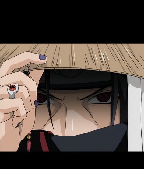 Itachi Face Wallpaper, Itachi Straw Hat, Itachi Half Face, Demon Slayer Watch Face, Itachi With Hat, Itachi Uchiha Face, Itachi Face, Apple Watch Wallpaper Anime, Itachi Uchiha Eyes