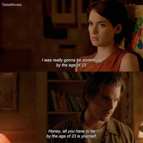 Cinema Quotes, Reality Bites, Ben Stiller, Ethan Hawke, Movie Lines, Winona Ryder, Film Quotes, Tv Show Quotes, Tv Quotes