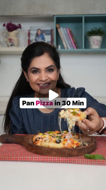 MasterChef Pankaj Bhadouria | Pan Pizza in 30 Min 🍕 
 
Here is a No Yeast, No Oven Pan Pizza Recipe that you can easily make in a Pan!
This Pan Pizza can be under ... | Instagram No Oven Pizza, Pizza Dough Recipe No Yeast, Instant Pizza Dough, Pankaj Bhadouria, Pan Pizza Recipe, Fast Cooking, Cooking Pizza, Oven Pan, Pizza Sauce Homemade