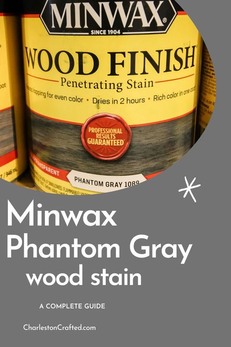 Minwax Grey Wood Stain, Special Walnut Classic Grey Stain, Varathane Carbon Gray Stain, Minwax Classic Gray Stain, Varathane Classic Gray Stain, Stain On Knotty Alder, Gray Wood Stain, Dark Gray Wood, Minwax Colors