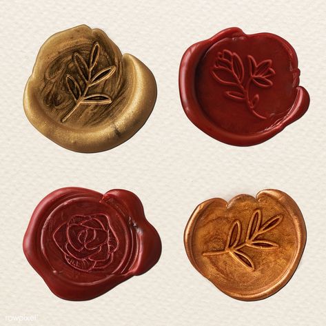 Vintage botanical wax seal stamp collection | premium image by rawpixel.com / KUTTHALEEYO Aesthetic Letters, Letter Stamps, Stamp Collection, Bullet Journal Stickers, Wax Stamp, Vintage Lettering, Wax Seal Stamp, Seal Stamp, Vintage Stamps