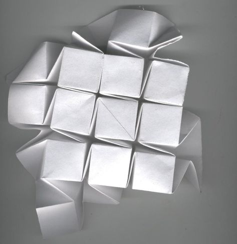 https://flic.kr/s/aHsjU8a27M | Tessellations Un-Backlighted | Photos taken by Scanner Origami Tessellation, Arduino, Origami