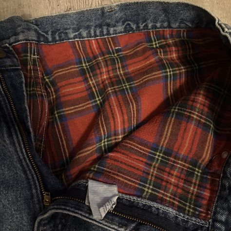 Vintage LLBean flannel lined jeans 42x30 #Vintage #LLBean #Jeans #Flannel #Winter Flannel Lined Jeans, Lined Jeans, Ll Bean, Mens Jeans