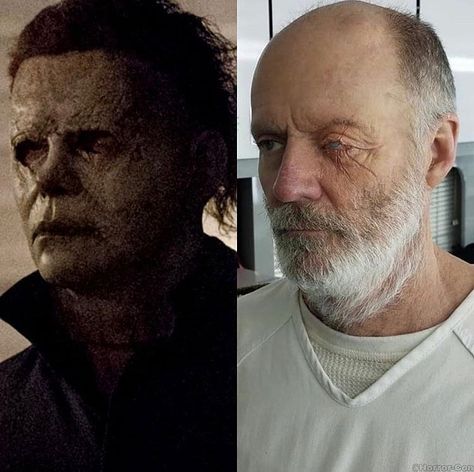 Image may contain: 1 person, beard and closeup Michael Myers Unmasked, Movie Slashers, Michael Myers Movies, Nerd Movies, Mansion Plans, Michael Myers Art, Michael Myers And Jason, Movie Killers, Horror Stuff