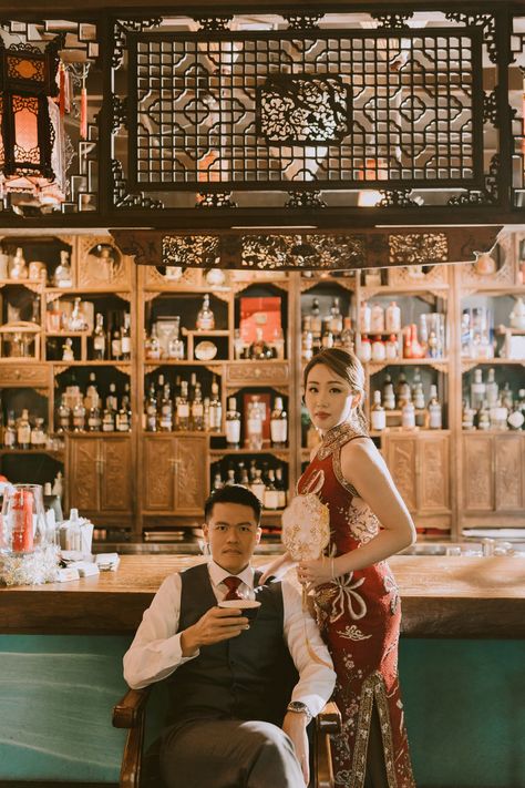 Old Shanghai Aesthetic, Shanghai Photoshoot, Chinese Wedding Photoshoot, Old Shanghai Wedding, 1920 Shanghai, Shanghai Wedding, Chinese Photoshoot, 1920s Shanghai, Shanghai Aesthetic