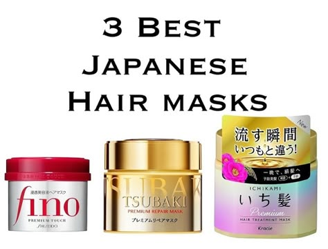 3 Best Japanese Deep Conditioning Hair Masks | It has grown on me! Japanese Beauty Products, Japanese Hair Care, Products For Damaged Hair, Deep Conditioning Hair Mask, Conditioning Hair Mask, Deep Conditioning Hair, Conditioning Hair, Hair Mask For Damaged Hair, Japanese Hair