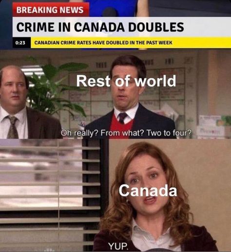 Canadian Memes, Canada Memes, Writing Memes, Country Memes, Really Funny Memes, Best Memes, Funny Posts, Trending Memes, Dankest Memes