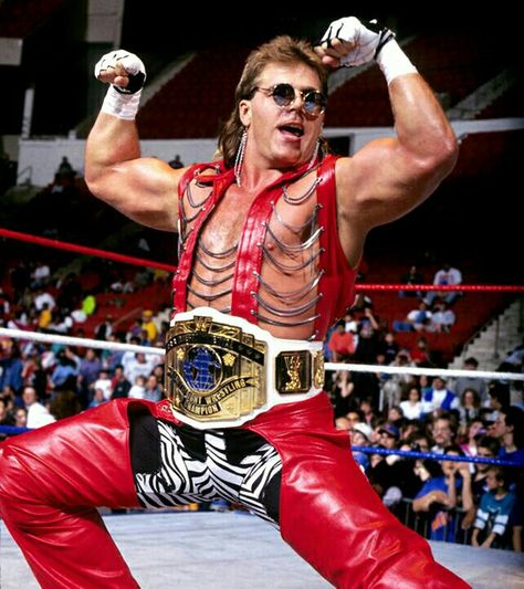 The Heartbreak Kid Shawn Michaels Wwe Shawn Michaels, White Jacket Outfit, Wwe Facts, Suspenders Outfit, The Heartbreak Kid, Avengers Outfits, Suspenders For Boys, Tna Impact, Shawn Michaels