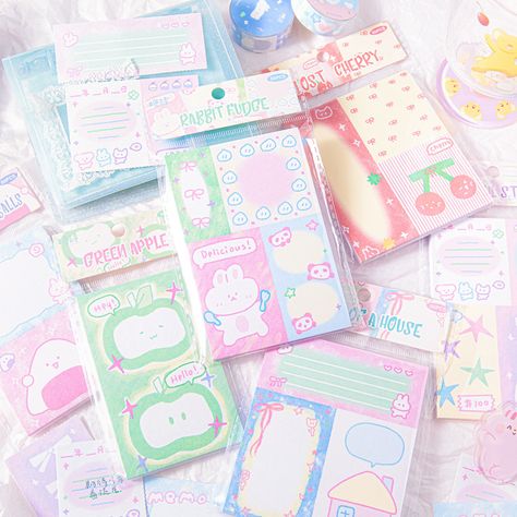 50 Sheets Cute Cartoon Memo Note Paper TearAble Fruit Note Pad Aesthetic Decorative Stationery Note Pad Aesthetic, Pad Aesthetic, Note Paper, Garden Art Crafts, Garden Art, Note Pad, Cute Cartoon, Paper Crafts, Sewing Crafts