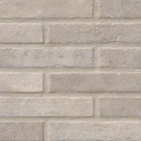 brickstone ivory 2x10 brickstone porcelain Brick Look Tile, Reclaimed Brick, Matte Tile, Porcelain Mosaic Tile, Brick Tiles, Tile Projects, Porcelain Floor, White Brick, House Tiles