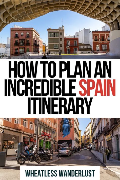 Plan an incredible Spain itinerary with this detailed Spain travel guide. We'll cover the best places to visit in Spain, along with itinerary options for spending 7, 10, or 14 days in Spain. Spain Itinerary 10 Days, Spain And Portugal Itinerary 2 Weeks, Spain Itinerary One Week, Spain Itinerary 2 Weeks, Two Weeks In Spain, Northern Spain Itinerary, Places To Visit In Spain, Best Cities In Europe, Spain Tour