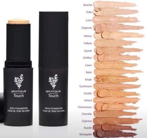 The YOUNIQUE TOUCH stick foundation. PERFECT for medium to full coverage, concealer, touch ups, highlighting and contour and even TATTOO COVERUP! Younique Foundation Shades, Younique Stick Foundation, Younique Concealer, Younique Foundation, Simple Makeup Natural, Spray Foundation, Younique Beauty, Natural Makeup Tutorial, Make Up Organiser