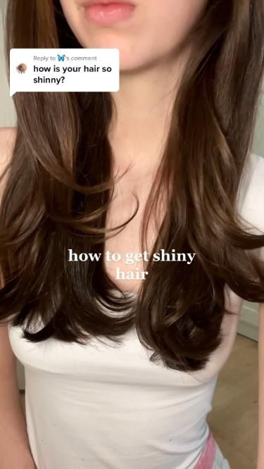 How to Get Shiny Hair Rise Water For Hair, Hair Transformation Videos, Shiny Glossy Hair, Hair Theory, Get Shiny Hair, Trending Makeup, Healthy Shiny Hair, Wavy Bob Haircuts, Glossy Hair