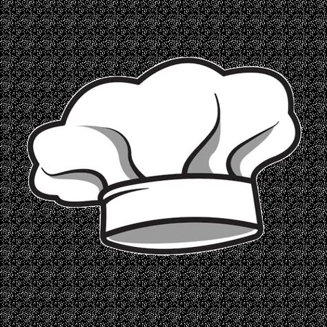 Chef Cap Drawing, Chef Hat Logo Design, Cartoon Chef Drawing, Chef Cap Logo, Chef Hat Drawing, Chef Hat Illustration, Chef Hat Logo, Chef Drawing, Tattoo Basic