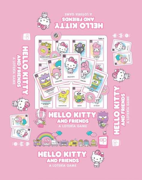 Hello Kitty And Friends, Badtz Maru, Popular Games, Cute Crafts, Iconic Characters, Bingo, Go On, Board Games, Hello Kitty