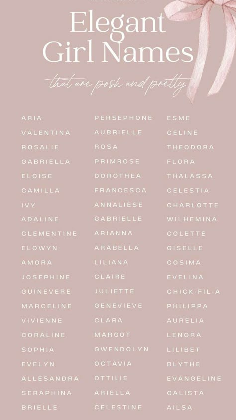 #nameinspiration #names #girlboss #boyhood #namesforguys #namesforgirl Pink Names Ideas, Girls Names With Nicknames, Elegant Names Girl, Names For Girls Aesthetic, Character Names Girl, Sims 4 Name Ideas, Cute Girls Names, Baby Names Aesthetic, Classy Baby Girl Names