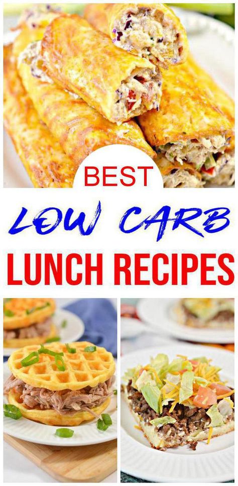 9 Low Carb Lunch Recipes That Are Insanely Delicious and Easy To Make - Keto Friendly Low Sugar Lunches, No Carb Lunch, Low Carb Lunch Recipes, Easy Low Carb Lunch, Low Carb Lunch Ideas, Satisfying Recipes, Easy Keto Lunch, Easy Low Carb Lunches, Keto Lunch Recipes