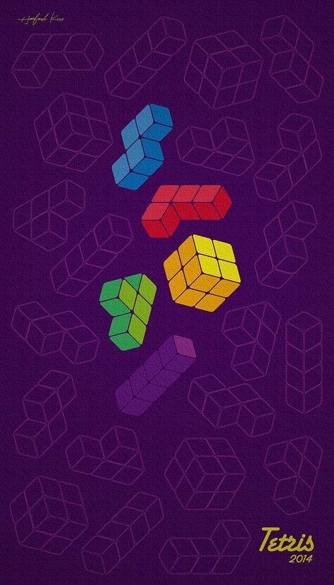 Tetris Art, Tetris Design, Gaming Tattoo, Game Interface, Graphic Poster Art, Video Game Art, Design Reference, Art Plastique, Mask Design