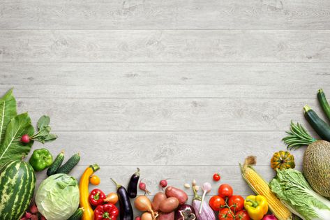 Graceway Supermarkets Food Border, Food Background Wallpapers, Food Photography Background, Different Fruits And Vegetables, Food Background, Background Studio, Healthy Vegetable Recipes, Food Backgrounds, Different Fruits