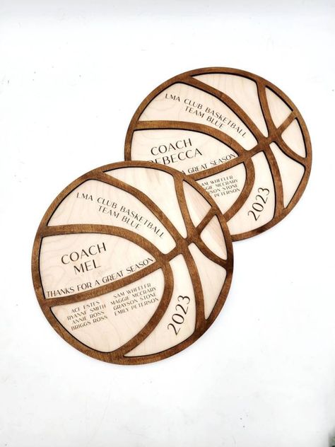 Basketball Coach's Plaque, Thanks for A Great Season Coach, Basketball Team Wood Layered Award, Coach's Thank You Gift, Custom Basketball - Etsy UK Coach Basketball, Basketball Awards, Basketball Team Gifts, Award Ideas, Basketball Photos, Team Success, Personalized Basketball, Blue Coach, Laser Engraved Ideas